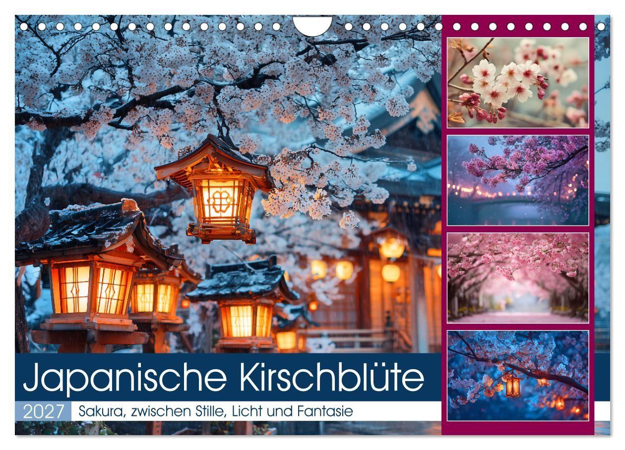 Japanische Kirschblüte (Wandkalender 2027 DIN A4 quer) CALVENDO Monatskalender
