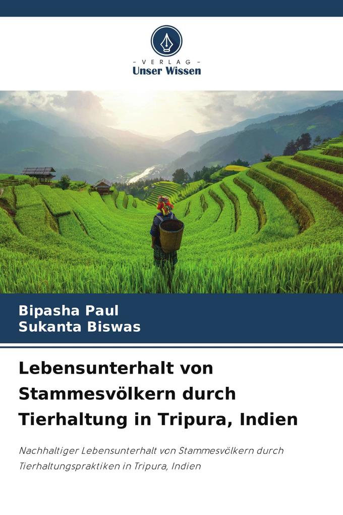 Lebensunterhalt von Stammesvölkern durch Tierhaltung in Tripura Indien