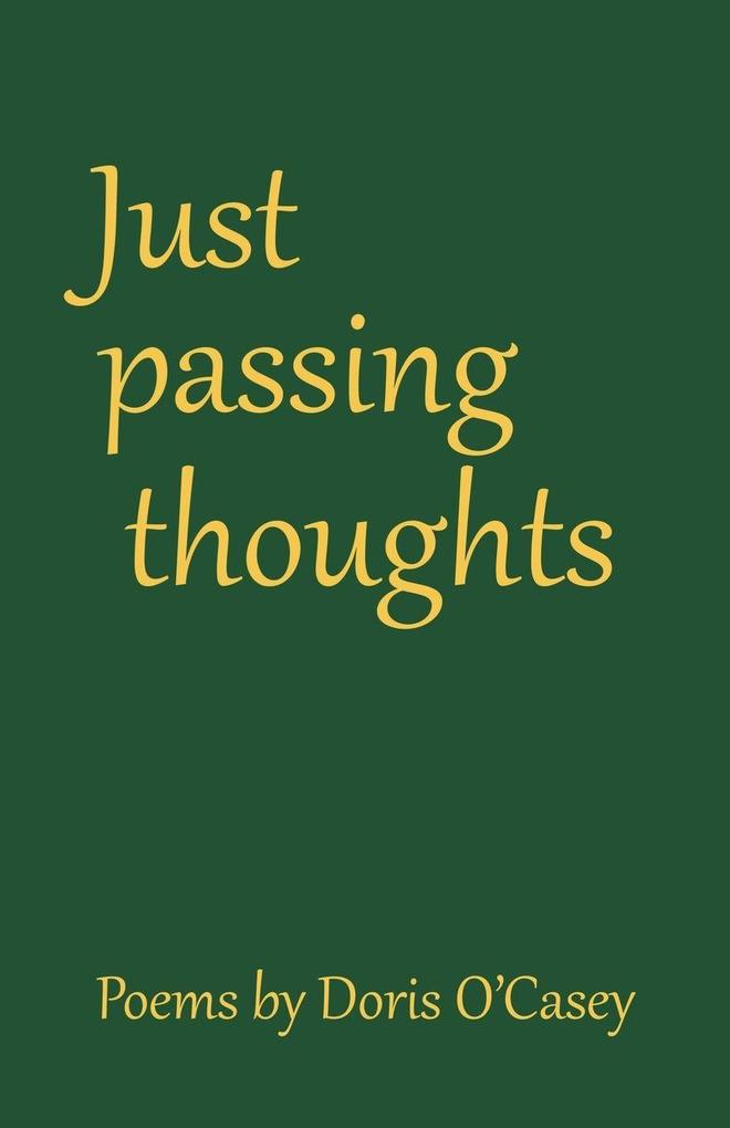 Just passing thoughts
