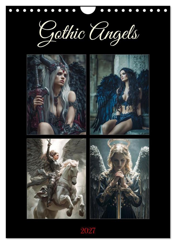 Gothic Angels (Wandkalender 2027 DIN A4 hoch) CALVENDO Monatskalender