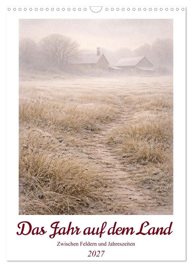 Das Jahr auf dem Land (Wandkalender 2027 DIN A3 hoch) CALVENDO Monatskalender