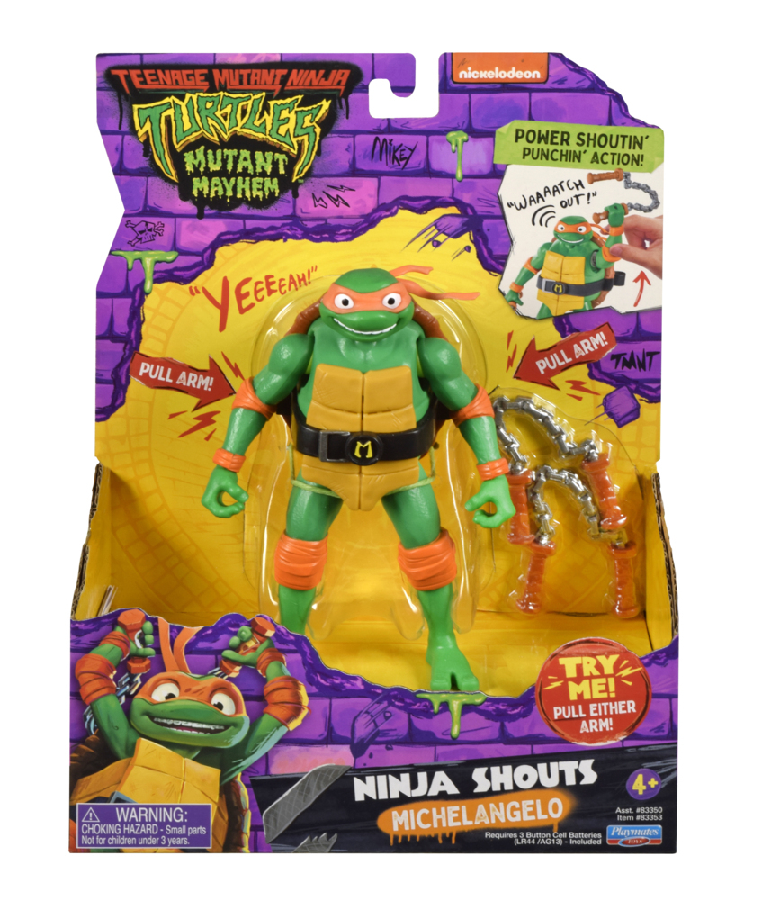 Ninja Shouts Michelangelo