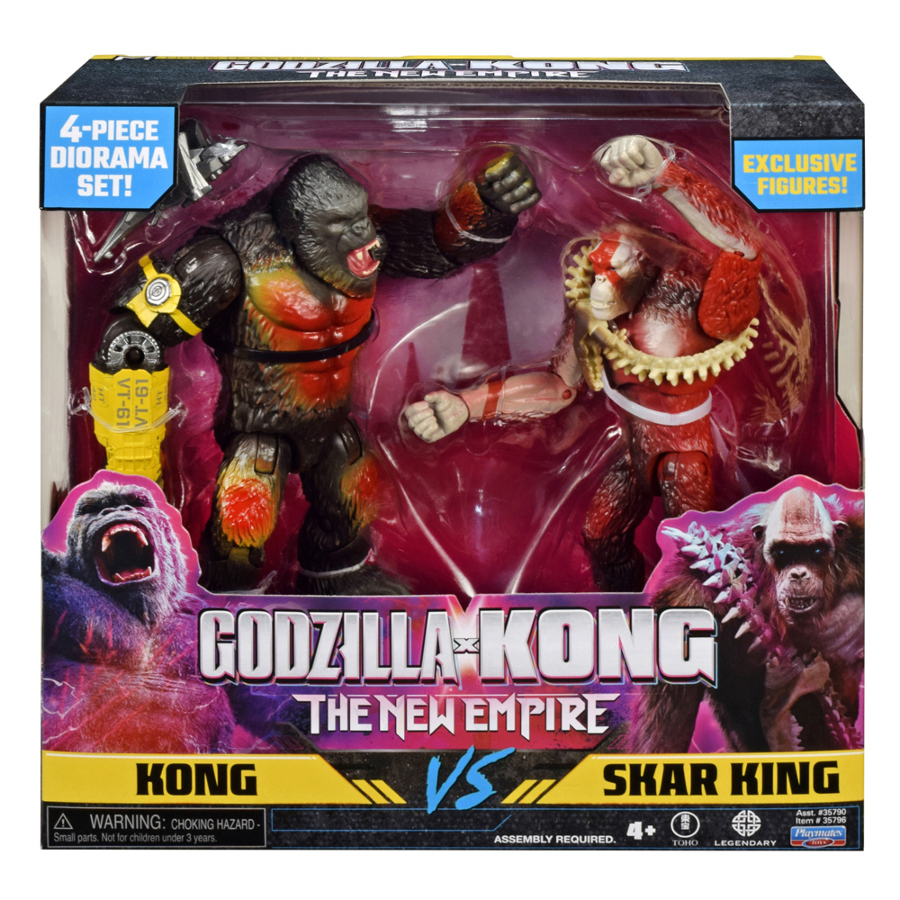 The New Empire - 6' Kong Vs Skar King 2 Pack