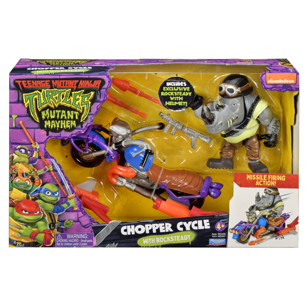 Tmnt Rocksteady Cycle W/Rocksteady