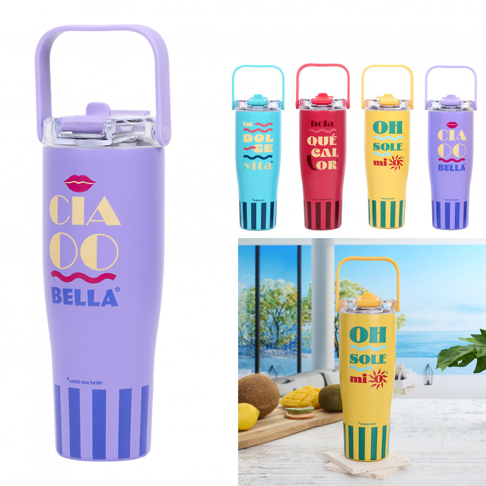 New York Dolce Vita 90cl Reisebecher 4-mal