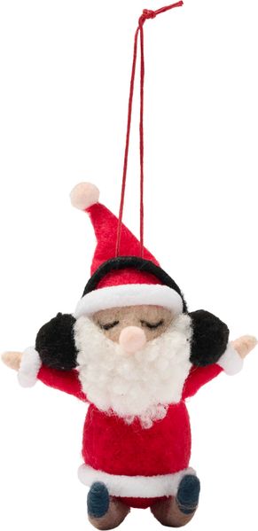 Weihnachtswunderland Dekofigur 'Rock 'n' Roll Santa'