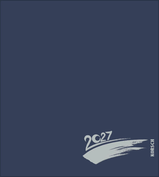 Foto-Malen-Basteln Bastelkalender dunkelblau 2027