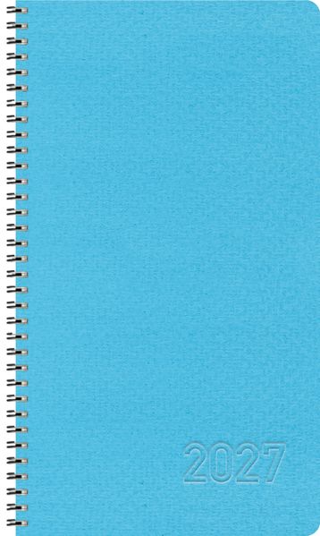 Taschenkalender Wochentimer Small Blau 2027