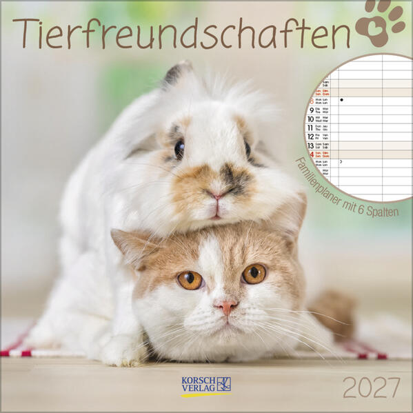 Tierfreundschaften - Familientimer 2027