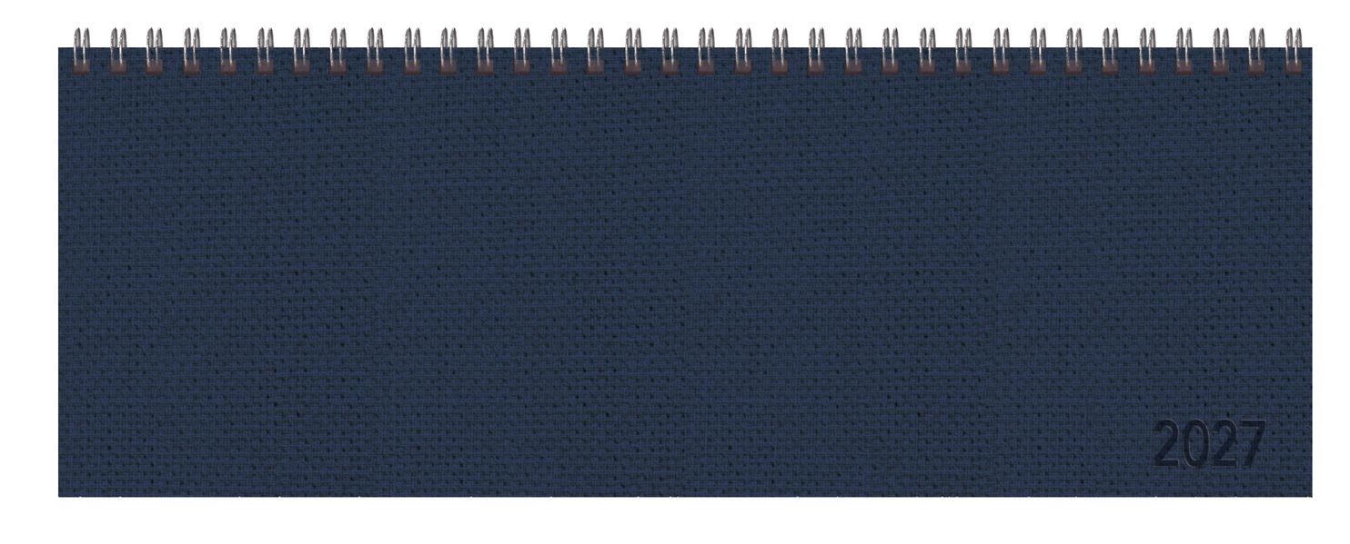 Tischkalender quer Professional Premium 2027 dunkelblau