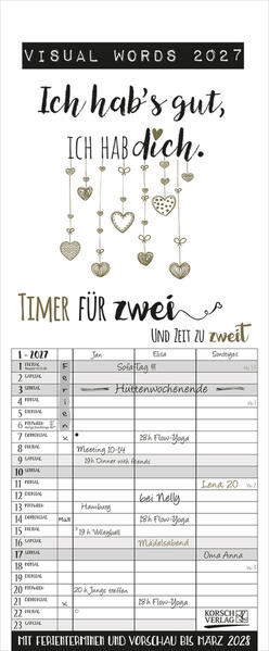 Visual Words Timer für 2 2027
