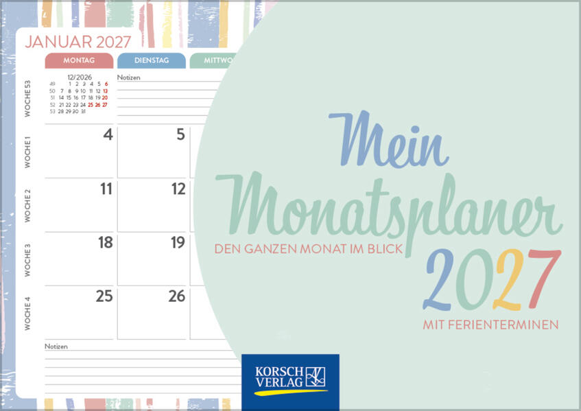 Mein Monatsplaner 2027