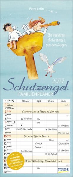 Familientimer Schutzengel 2027