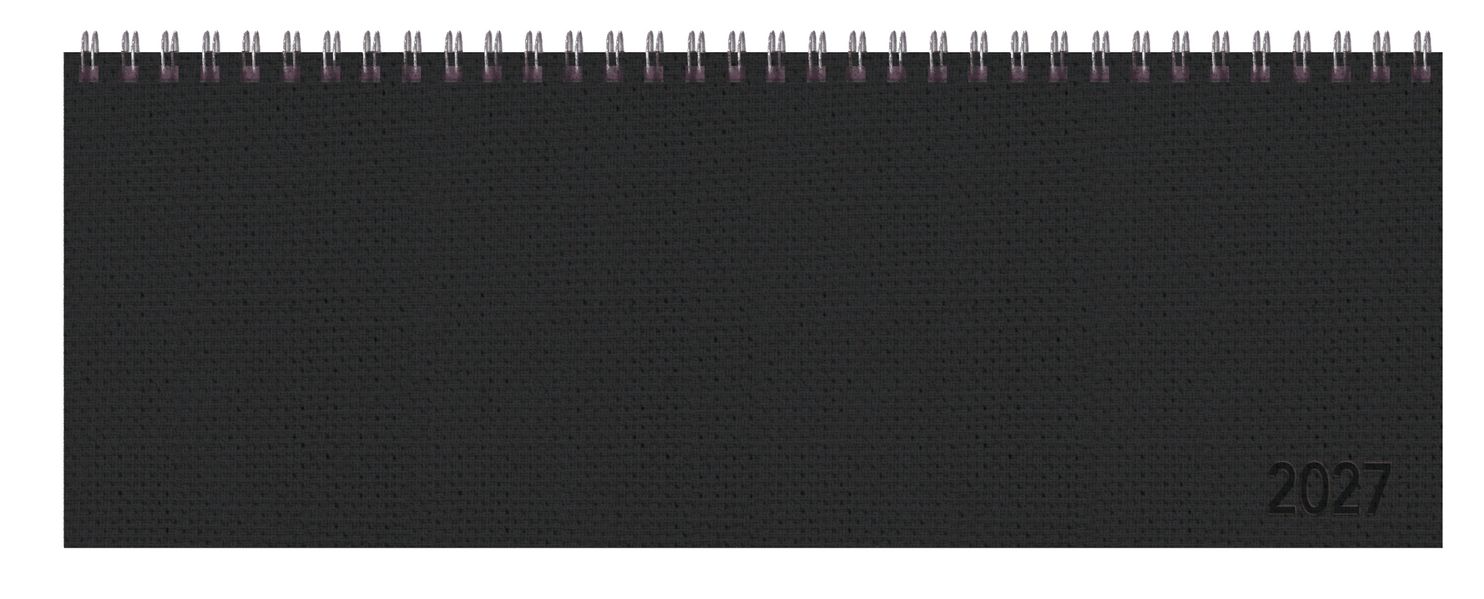 Tischkalender quer Professional Premium 2027 schwarz