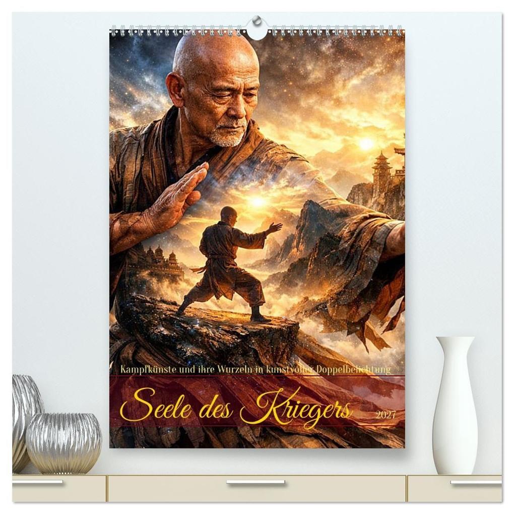 Seele des Kriegers (hochwertiger Premium Wandkalender 2027 DIN A2 hoch) Kunstdruck in Hochglanz