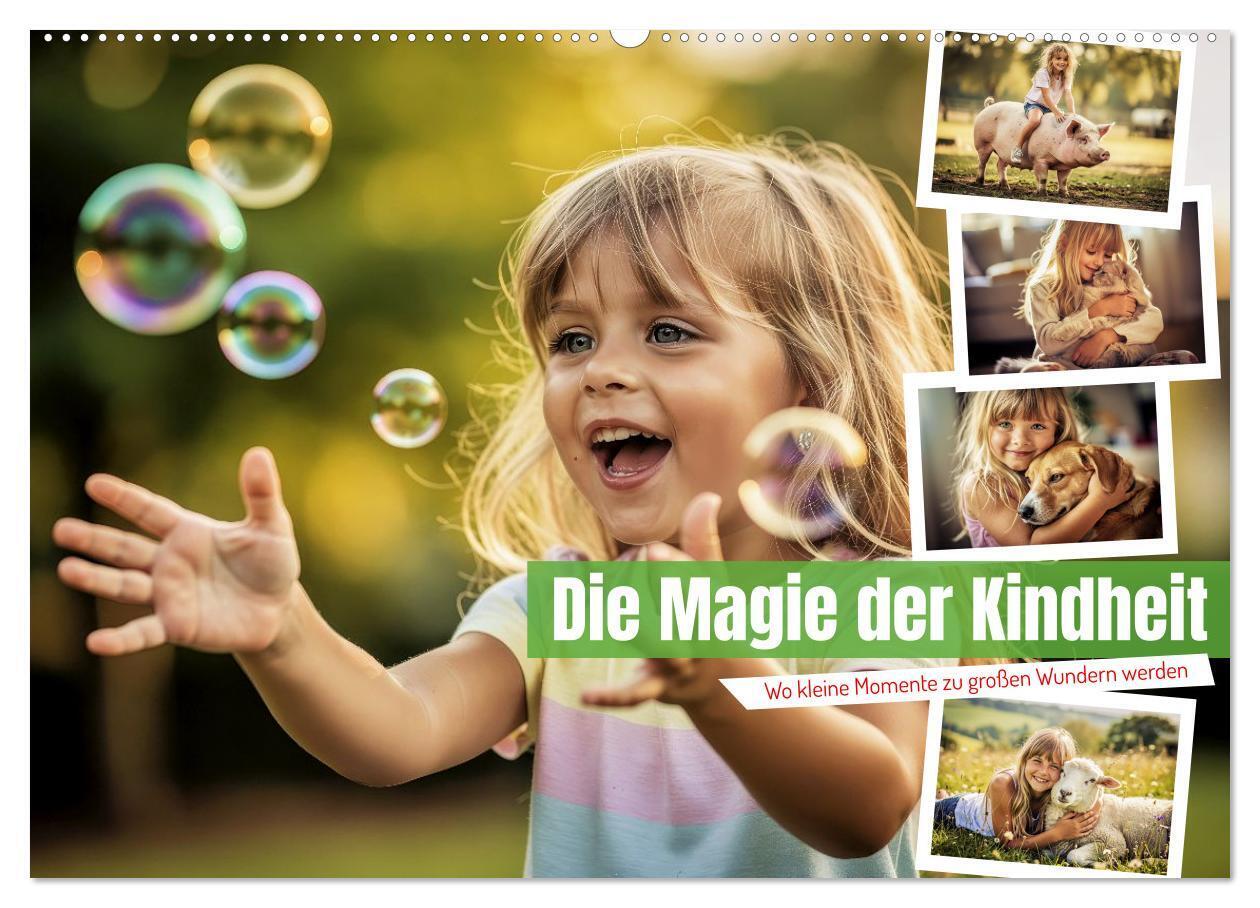 Die Magie der Kindheit (Wandkalender 2027 DIN A2 quer) CALVENDO Monatskalender