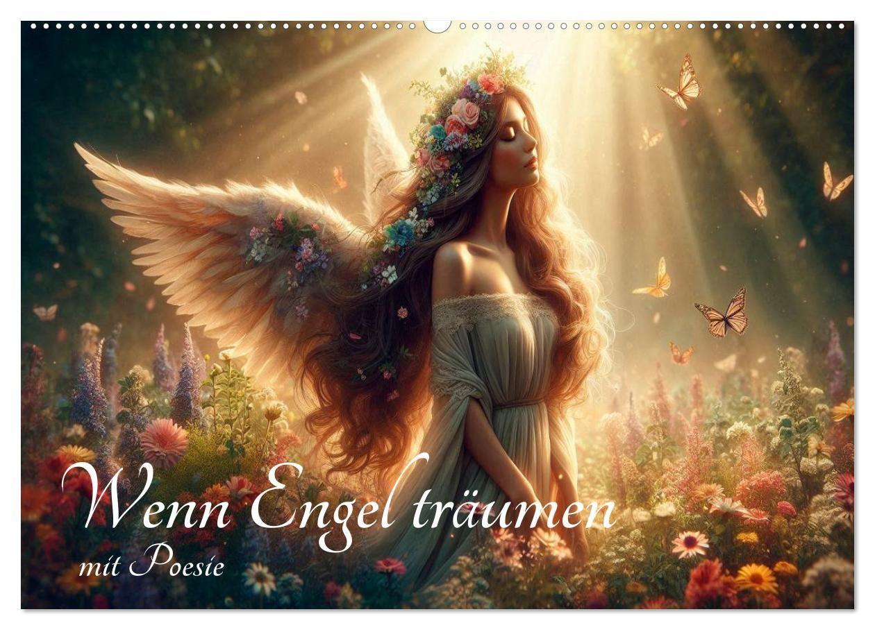 Wenn Engel träumen (Wandkalender 2027 DIN A2 quer) CALVENDO Monatskalender