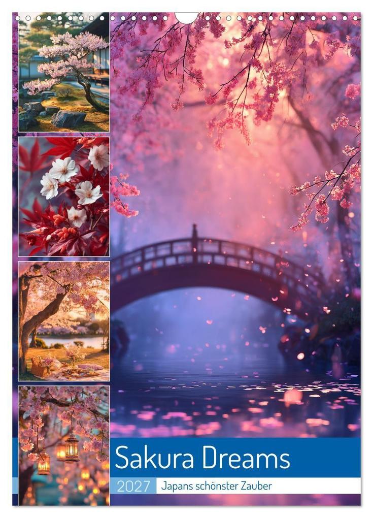 Sakura Dreams (Wandkalender 2027 DIN A3 hoch) CALVENDO Monatskalender