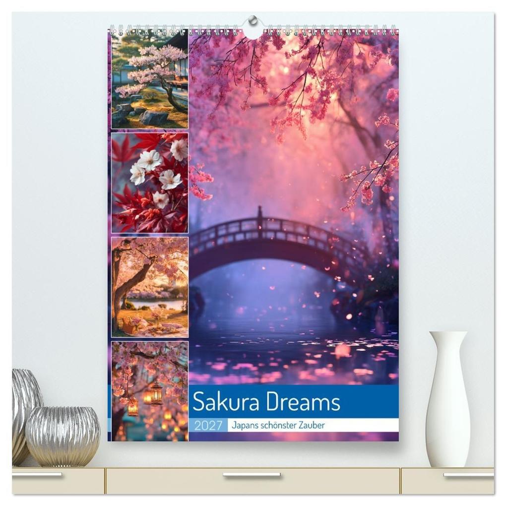 Sakura Dreams (hochwertiger Premium Wandkalender 2027 DIN A2 hoch) Kunstdruck in Hochglanz