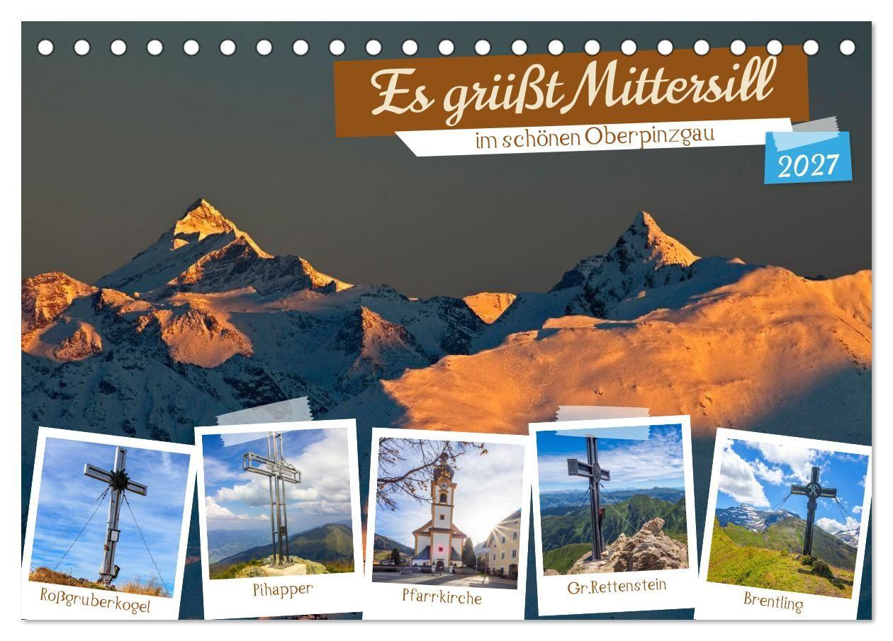 Es grüßt Mittersill (Tischkalender 2027 DIN A5 quer) CALVENDO Monatskalender