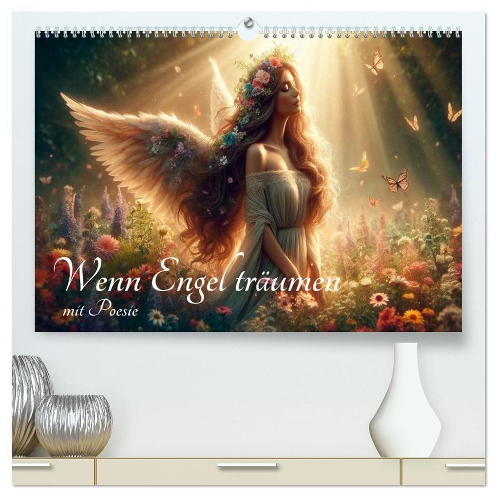 Wenn Engel träumen (hochwertiger Premium Wandkalender 2027 DIN A2 quer) Kunstdruck in Hochglanz