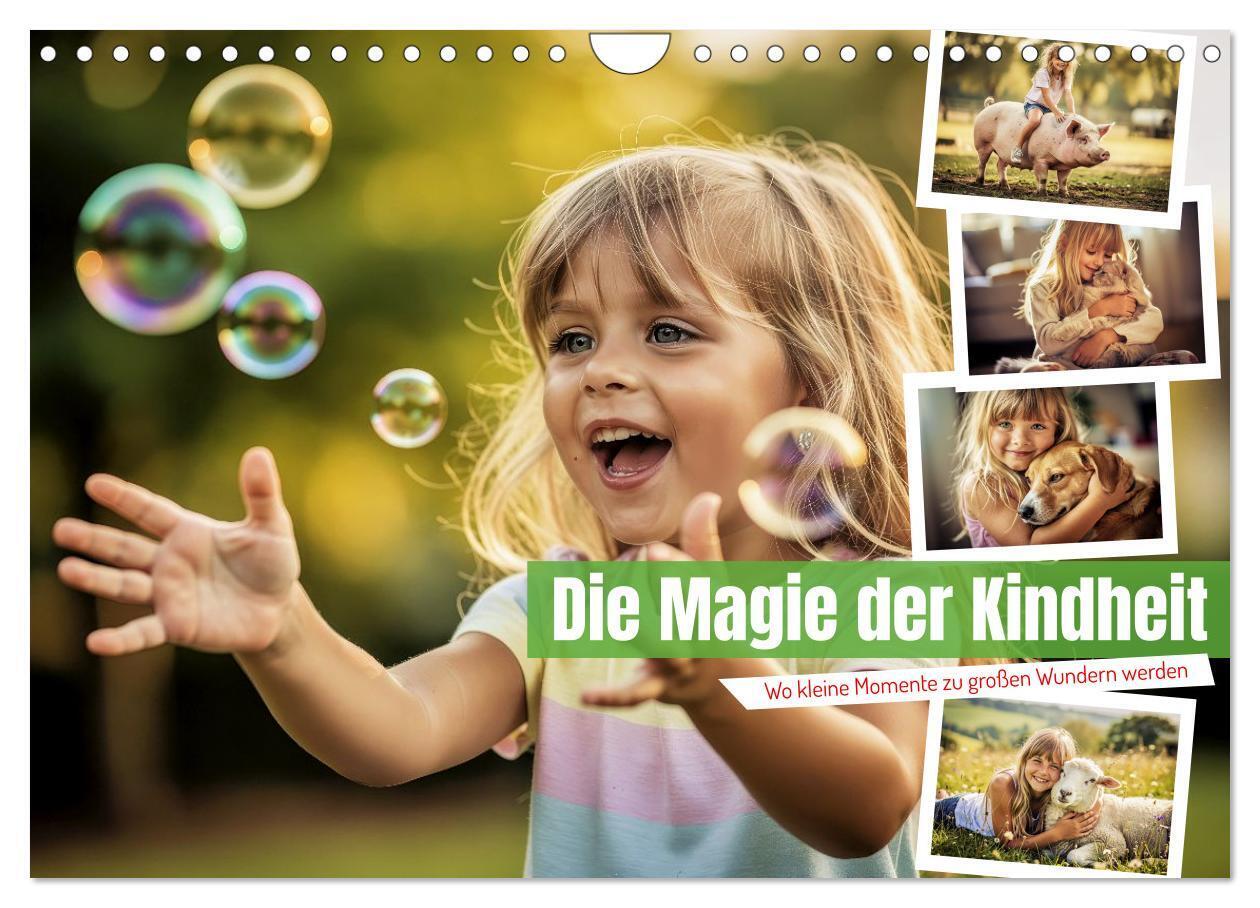 Die Magie der Kindheit (Wandkalender 2027 DIN A4 quer) CALVENDO Monatskalender
