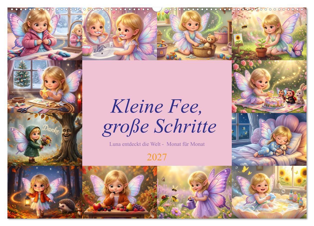 Kleine Fee große Schritte (Wandkalender 2027 DIN A2 quer) CALVENDO Monatskalender