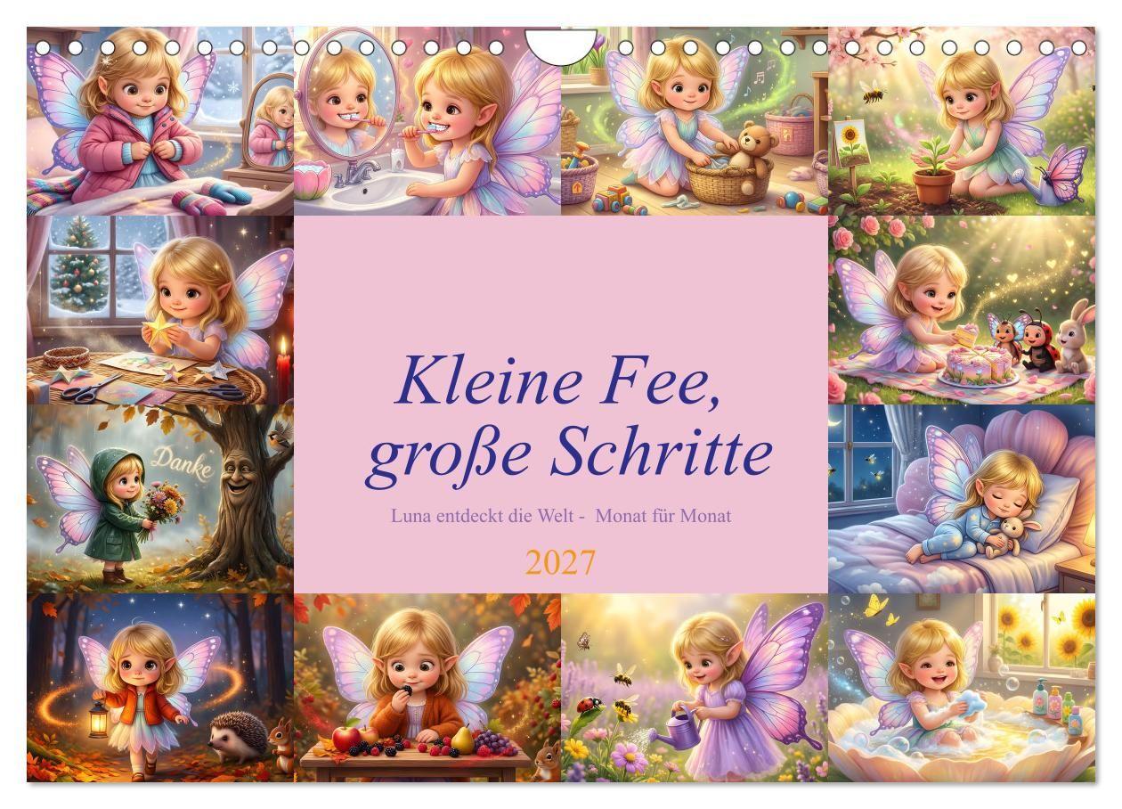 Kleine Fee große Schritte (Wandkalender 2027 DIN A4 quer) CALVENDO Monatskalender