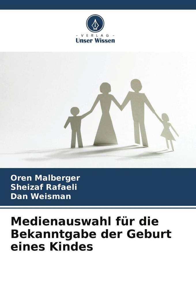 Medienauswahl für die Bekanntgabe der Geburt eines Kindes