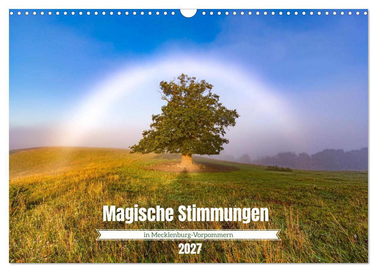 Magische Stimmungen in Mecklenburg-Vorpommern (Wandkalender 2027 DIN A3 quer) CALVENDO Monatskalender
