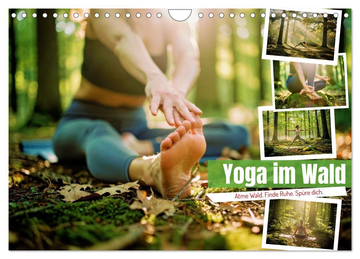 Yoga im Wald (Wandkalender 2027 DIN A4 quer) CALVENDO Monatskalender