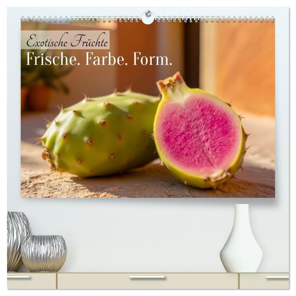 Exotische Früchte - Frische. Farbe. Form. (hochwertiger Premium Wandkalender 2027 DIN A2 quer) Kunstdruck in Hochglanz