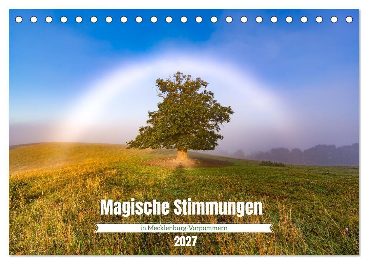 Magische Stimmungen in Mecklenburg-Vorpommern (Tischkalender 2027 DIN A5 quer) CALVENDO Monatskalender