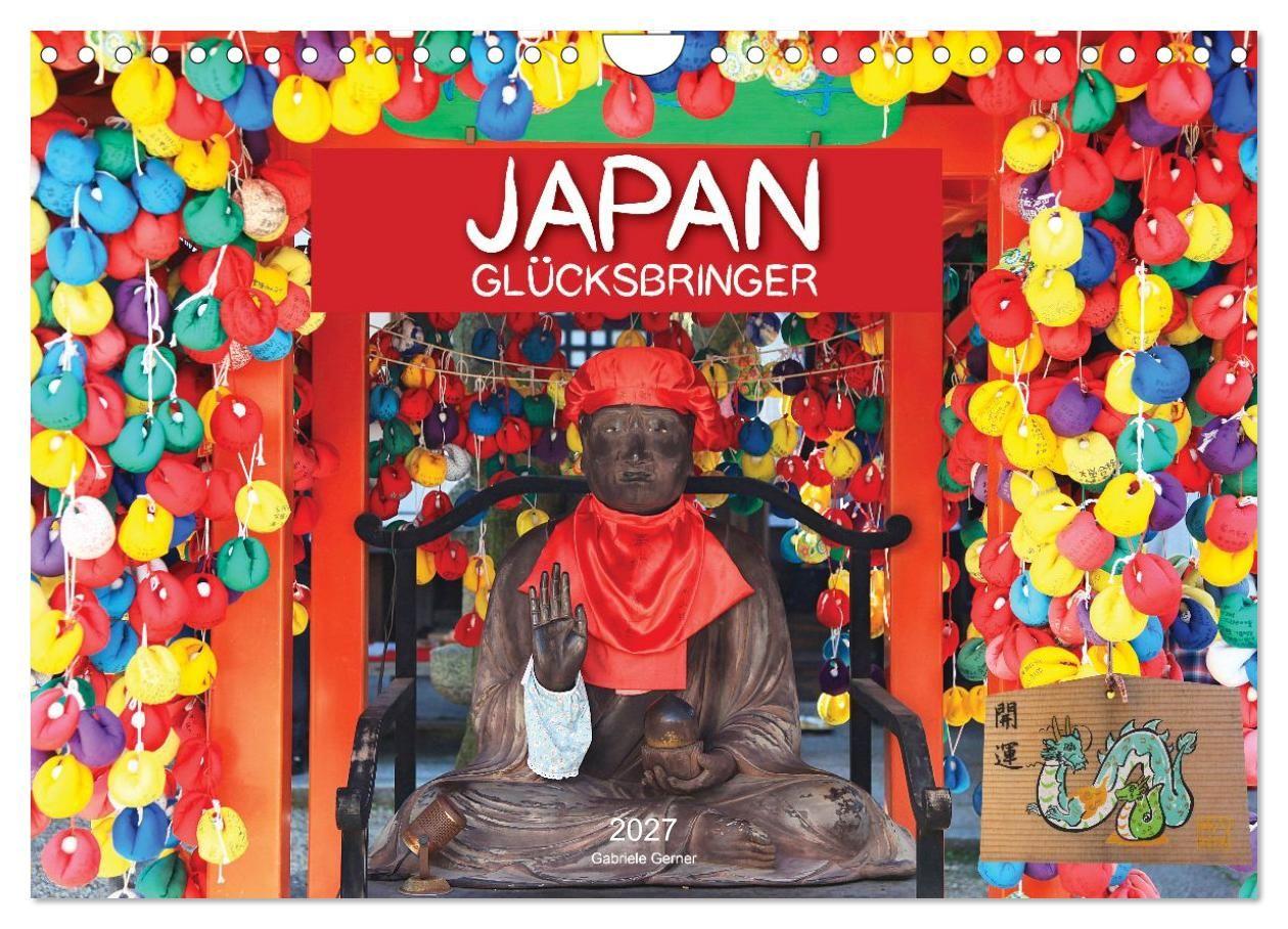 Japan Glücksbringer (Wandkalender 2027 DIN A4 quer) CALVENDO Monatskalender