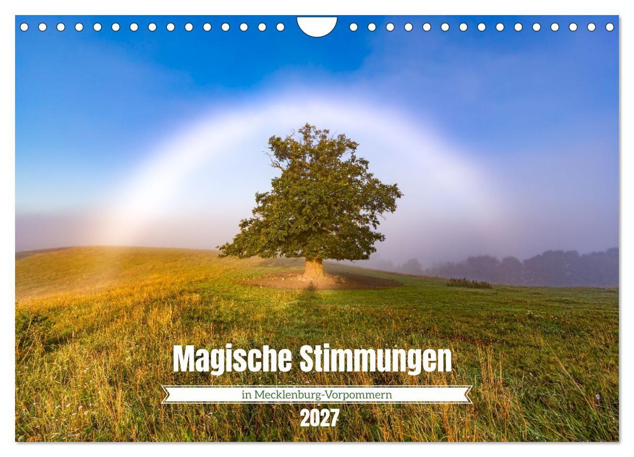 Magische Stimmungen in Mecklenburg-Vorpommern (Wandkalender 2027 DIN A4 quer) CALVENDO Monatskalender