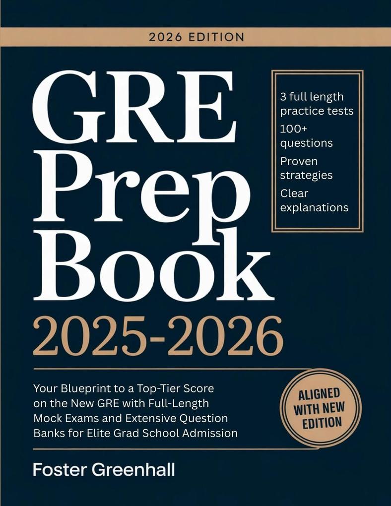 GRE Prep Book 2025-2026