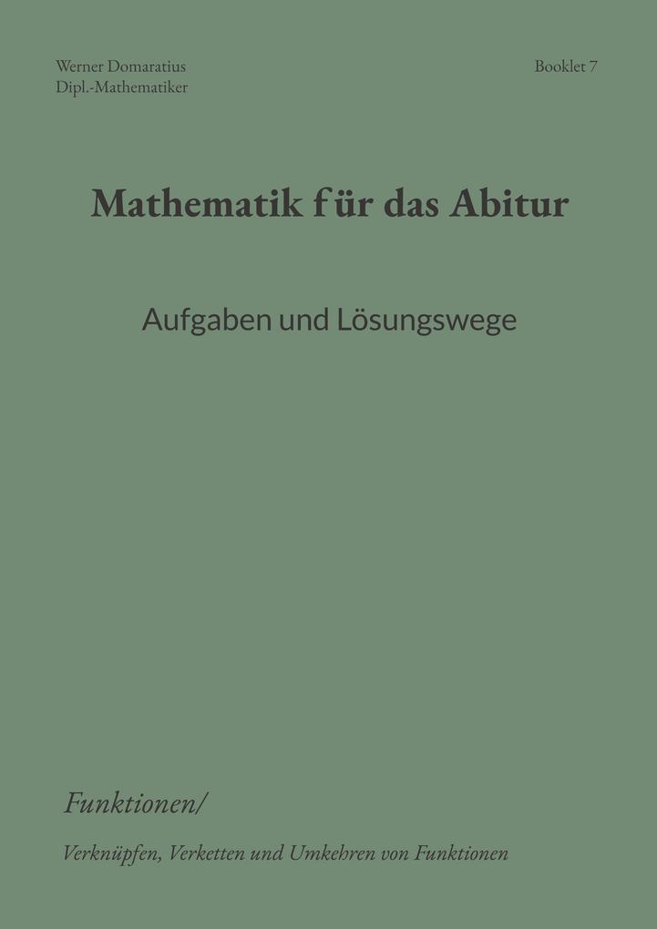 Mathematik für das Abitur