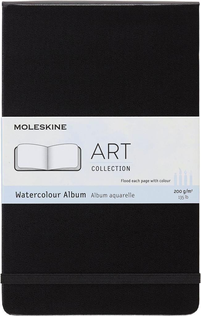 Moleskine Germany Gmbh Schwarz Moleskine Aquarellalbum L/A5 200G-Aquarellpapier Hard Cover - Image 3