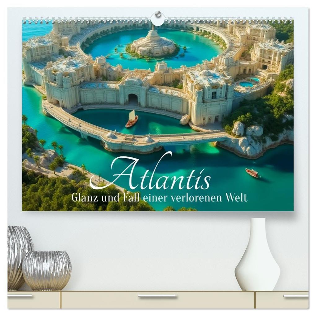 Atlantis - Glanz und Fall einer verlorenen Welt (hochwertiger Premium Wandkalender 2027 DIN A2 quer) Kunstdruck in Hochglanz