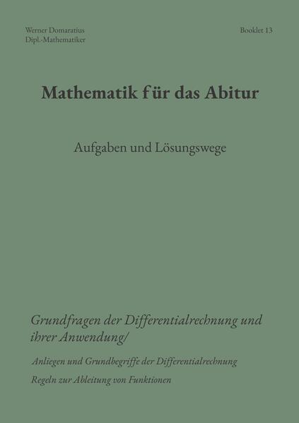 Mathematik für das Abitur