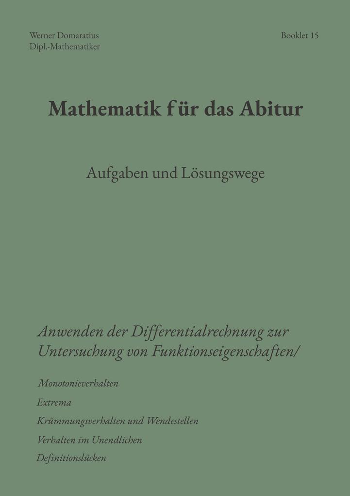 Mathematik für das Abitur