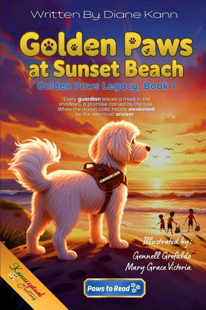 Golden Paws at Sunset Beach