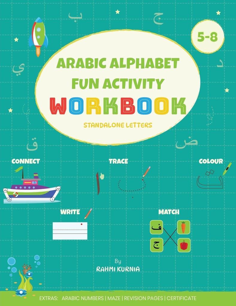Arabic Alphabet Fun Activity Workbook