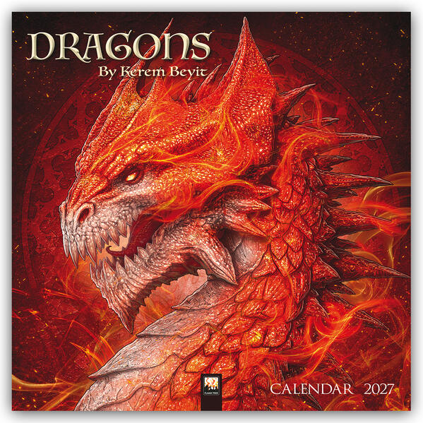 Dragons by Kerem Beyit - Drachen von Kerem Beyit 2027 - Original Flame Tree Publishing-Kalender [Kalender]