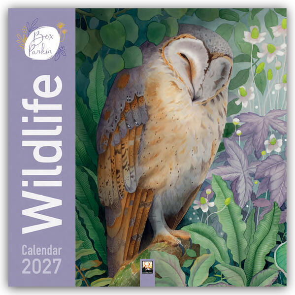 Bex Parkin Wildlife - Kunstkalender 2027 - Original Flame Tree Publishing-Kalender [Kalender]