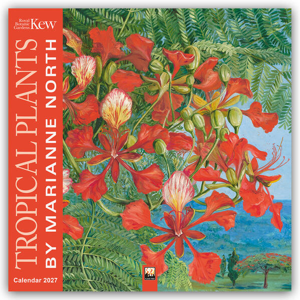 Marianne North Tropical Plants - Tropische Pflanzen 2027 - Original Flame Tree Publishing-Kalender [Kalender]