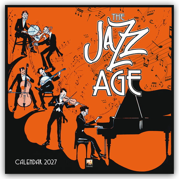 The Jazz Age - Das Zeitalter des Jazz 2027 - Original Flame Tree Publishing-Kalender [Kalender]