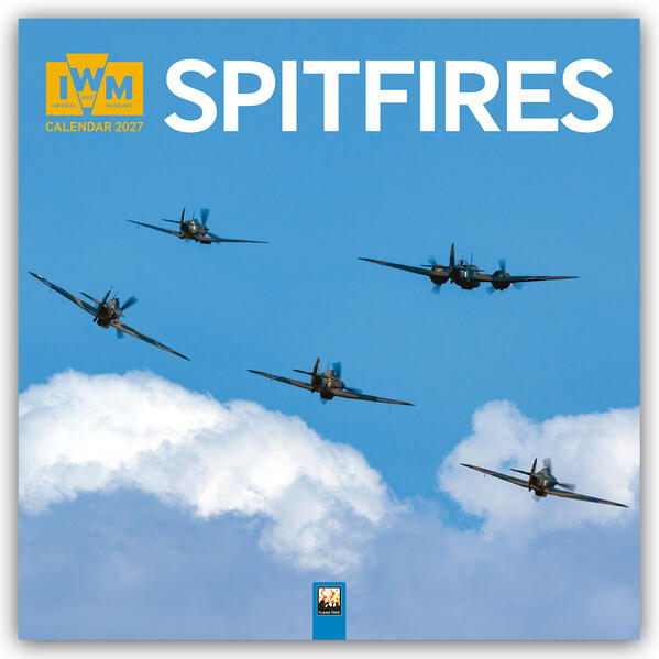 IWM - Spitfires - Spitfire - Britisches Jagdflugzeug 2027 - Original Flame Tree Publishing-Kalender [Kalender]