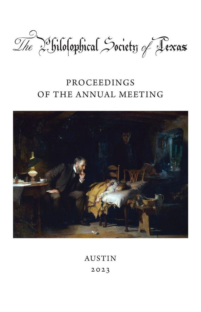 Philosophical Society of Texas Proceedings of the Annual Meeting
