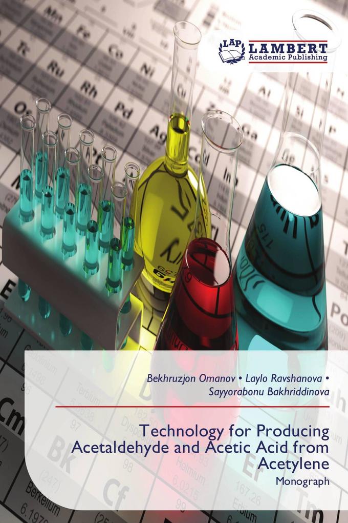 Technology for Producing Acetaldehyde and Acetic Acid from Acetylene